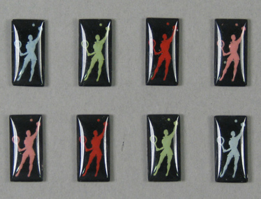 Enamel lozenges, Circa 1890