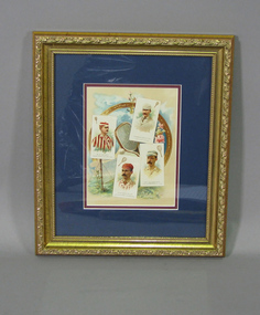 Page from card Album, Circa 1885