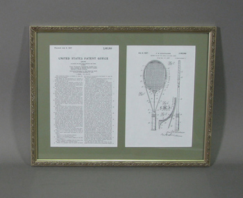 Photocopy of patent, 1937, Circa 2000