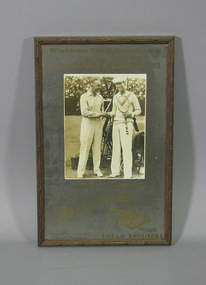 Black and white photographic print, 1933
