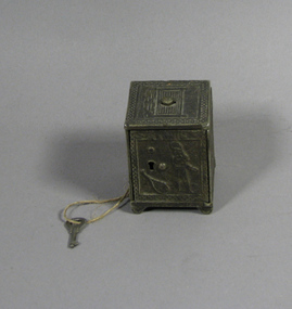 Metal container, Circa 1880