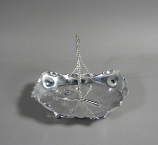 Silver basket, Circa 1890