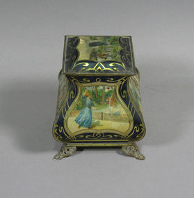 Metal container, Circa 1890