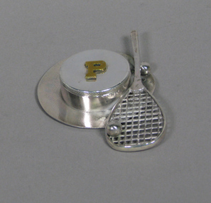 Metal container, Circa 1885