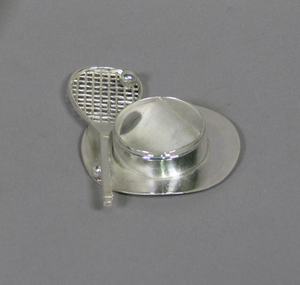 Metal container, Circa 1885