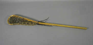 Lacrosse stick, Circa 1890