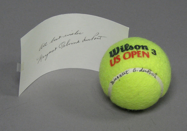 Ball,  Autograph, Circa 1990