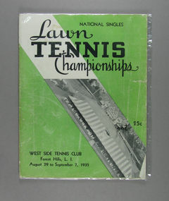 Tournament Programme, 1935