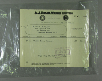 Invoice, 10-Aug-31