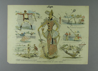 Page from Magazine,  Cartoon, Circa 1885