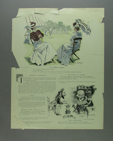 Page from Magazine,  Cartoon, 1899