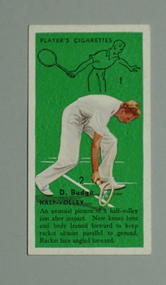 Cigarette swap card, Circa 1936