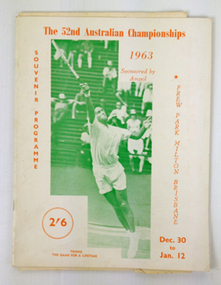 Tournament Programme, 1963