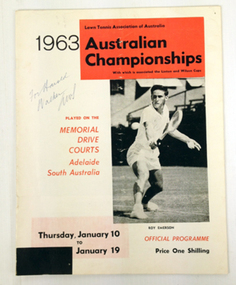 Tournament Programme, 1963