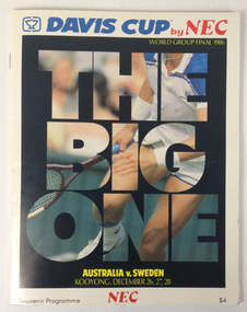 Tournament Programme, 1986