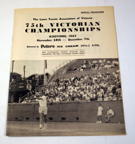 Tournament Programme, 1963
