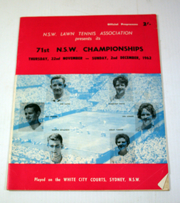 Tournament Programme, 1962