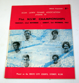 Tournament Programme, 1962