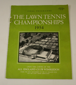 Tournament Programme, 1954