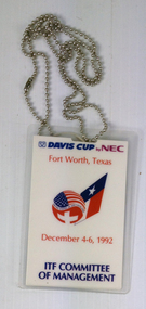 Entry pass, 1992