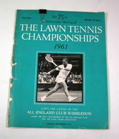 Tournament Programme, 1961