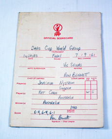 Score card, 28-Dec-83