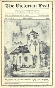 Newsletter, The Victorian Deaf - March-April 1930