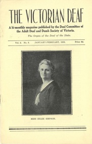 Newsletter, The Victorian Deaf - January-February 1932