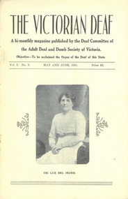 Newsletter, The Victorian Deaf - May-June 1931