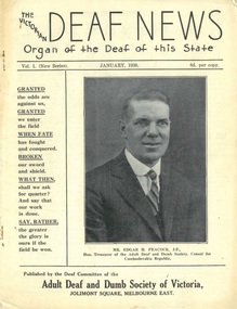 Newsletter, The Victorian Deaf News January 1936