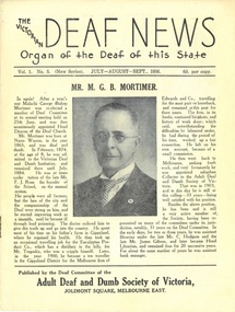 Newsletter, The Victorian Deaf News July-August-September 1936