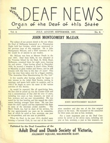 Newsletter, The Victorian Deaf News July-August-September 1937