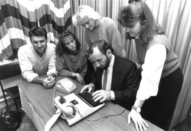 Photograph c. 1980s, Introduction of TTY Technology