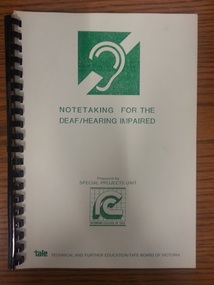 Book, Notetaking for the Deaf/Hearing Impaired
