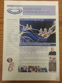 Newsletter, Voice for Deaf People - December 2009