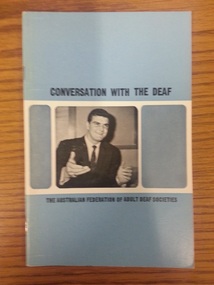 Booklet, Conversation with the Deaf