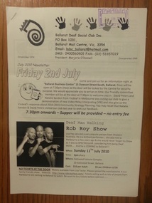 Newsletter, Newsletter July 2010