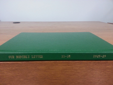 Newsletter, Our Monthly Letter - Vol. 21-25 1925-1929