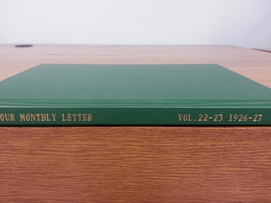 Newsletter, Our Monthly Letter - Vol. 22-23 1926-27