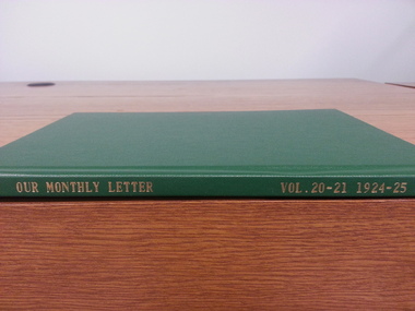 Newsletter, Our Monthly Letter - Vol. 20-21 1924-1925