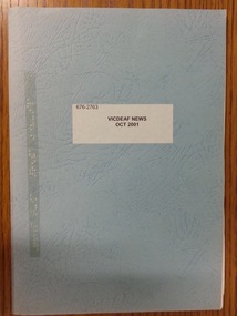 Newsletter, Vicdeaf News October 2001