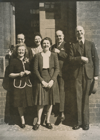 Photograph - Photograph, Black and white, Staff at Melbourne Austico 1950's, 1950-1960