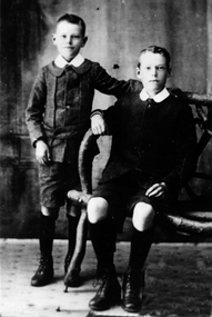 Photograph, Norman Gamble (left) and Royal Gamble