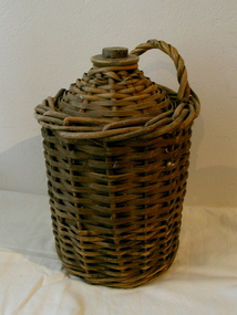 Functional object - Jar, wickerwork bound