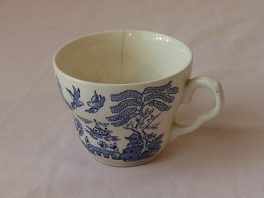 Domestic object - Teacup, Willow, EIT ltd