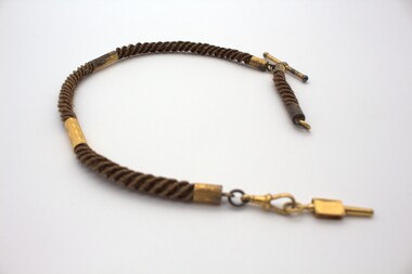 Accessory - Braided Pocket Watch Cord, late 1880s