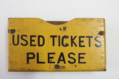 Used Ticket Box, unknown