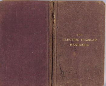 Book, The Electric Tramcar Handbook, 1909