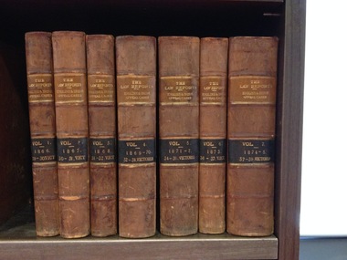 Journal series, Clark, C, The law reports : English and Irish appeal cases and claims of peerage before the House of Lords, 1866