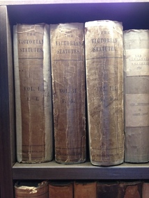 Journal series, Parliament of Victoria et al, The Victorian Statutes, [1866]